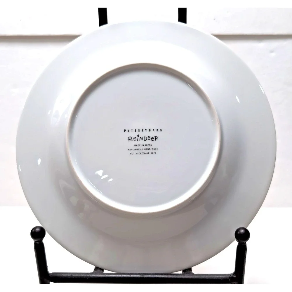 Pottery Barn COMET‎ Reindeer Dinner Plate 11
